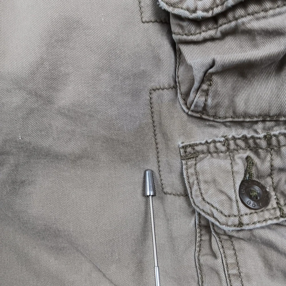 Lee Cargo Short Dungarees Mens 42 Tan Multi-Pocket Twill‎ 2182952